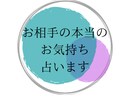 お相手の本当の気持ち占います 元検査技師☆タロットで相手の気持ちを徹底的に分析します イメージ1