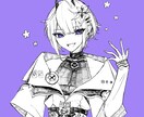 オリジナリティのあるペンイラスト描きます モノクロを基調として雰囲気のあるイラストを制作します✧* イメージ2
