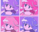 レトロポップな曲のカバーイラストをお描きします オリジナルやカバー曲、どんなイメージにも対応致します！ イメージ3