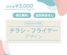 最低価格でフライヤー・チラシ制作します 丁寧に制作させていただきます！ イメージ1
