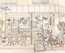色鉛筆画　手描きの建物イラスト描きます 店舗紹介・外観/習い事教室紹介/家のイラストなど イメージ2
