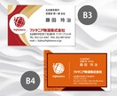 名刺作成は定型デザインを選んで簡単にできます 定型デザインを選び記載情報を共有するだけの簡単発注 イメージ5