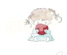 かわいい、ほのぼの、似顔絵"2種類"描きます 可愛いほのぼの雰囲気の似顔絵を"2種類"描きます♪ イメージ2