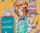 手描きのイラスト描きます アナログで手描きイラスト描きます イメージ2