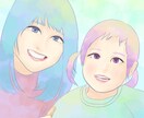優しい雰囲気の似顔絵を描きますます 日常の写真の被写体だけを抜き出し似顔絵に！ イメージ2