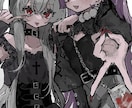 厚塗り✦世界観のある可愛いイラスト制作いたします 歌ってみた、グッズ等の活動用イラストにも౨ৎ イメージ8