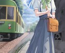 可愛い女の子の一枚絵を描きます 可愛く、優しい雰囲気のイラストをご用意します！ イメージ6