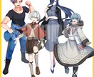 短納期｜TRPG用立ち絵、1枚絵等描きます CoC、エモクロア経験有！頒布用NPCや小物なども〇 イメージ4