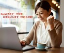 Excelでのデータ分析のお手伝いや代行します 目的達成に最適な解決策を提案します イメージ1