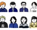 ゆるいイラストを使った依頼、承ります 子供向け、かわいいイラスト、ゆるい似顔絵、を作成いたします。 イメージ2