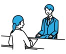 就活・転職の模擬面接をします 実践型or相談型模擬面接とフィードバックを受けられます。 イメージ1