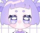SNSのアイコンイラストを制作します ゆるく、かわいいSNSのアイコンを描きます！ イメージ2