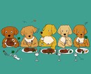 題材自由！アイコンやヘッダー等のイラスト描きます オシャかわで絵本のような世界観のイラストを描きます！ イメージ9