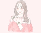商用◎！ふんわり可愛い♡アイコン、似顔絵、描きます おしゃれで可愛い女性イラストです。アイコンや名刺に♡ イメージ9