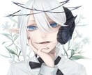 オリジナル・二次創作イラスト制作いたします 透明感のある女性・中性キャラクターのイラスト イメージ1