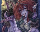 カラーイラストやキャラクターイラストを承ります ファンタジーな世界観を主に描いています。 イメージ3