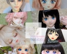 ドールメイクカスタム承ります 理想の表情を一緒に作るドールメイク イメージ4