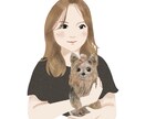 SNSアイコン・似顔絵プレゼント用に描きます 可愛くて温かみのあるデジタル似顔絵です イメージ3