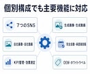 SNS完全自動運用システムを個別見積もりします 101アカウント以上・個別構成・予算からの提案に対応 イメージ5