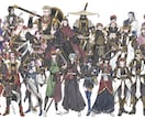 古今・和洋中の人物をデザインします キャラクターデザイン（立ち絵・衣装差分など） イメージ1