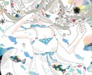 1500円〜 アイコンなどに イラスト描きます マスキングテープを使ったアナログイラスト イメージ2