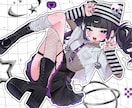 表情豊かでときめくイラスト制作致します 貴方の活動を全力サポート！何度でも修正可〇 イメージ5