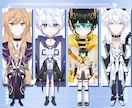 Vtuberデビューセットを一括制作します 男性、女性Vtuber向け！全部揃う！企業並みLive2d！ イメージ7