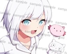 可愛いアニメ塗りイラストを描きます 一枚絵、サムネ、スチル、立ち絵など　キャラデザも！ イメージ7