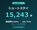 ショートステイ・短期入所リスト提供します 電話番号100%／15,243件／2026年6月末時点 イメージ1