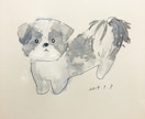 あなたの愛犬のイラストを描きます 大好きなワンちゃん、家族（動物）の思い出は如何ですか？ イメージ1