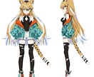 等身キャラクターのデザイン、立ち絵描きます Vtuber、TRPG、創作活動など幅広い用途で使用できます イメージ5
