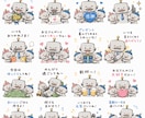 ユルかわLINEスタンプ作成します オリジナルLINEスタンプお作りします！ イメージ2