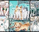 あたたかみのあるペットイラスト描きます 大切な家族を水彩風イラストに残しませんか？ イメージ2