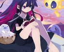ゲーム、小説やラノベのイラスト描きます 中程度のデフォルメ、線画のないアニメ塗り イメージ5