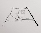 シンプルなデザイン性の高い地図を作成いたします ／／／ポイントをおさえたミニマル地図デザイン イメージ3