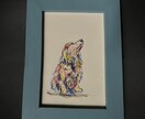 ペットを手描き【原画】クレパスでアートにします 期間限定半額。爬虫類なども対応。即日納品可。 イメージ5