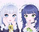 かわいいイラストや似顔絵などかきます 男女共に人物の絡み特に得意です。BL、GL(百合)も可 イメージ5