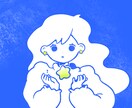 シンプルカラーのガーリー×ポップイラスト描きます アイコンやグッズなどに！ゆるポップな可愛いづくりをお手伝い イメージ2
