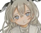 女の子の顔のアイコンを描きます リボンやフリル，制服が好きです。 イメージ1