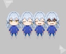 アニメっぽい！ミニキャラ描きます 商業経験有！キャッチーでかわいいアニメ塗り イメージ5