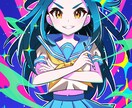 立ち絵/SNSアイコンヘッダー/イラスト作成します 男女キャラそれぞれ対応が可能ポップな印象を出すのが得意です イメージ7