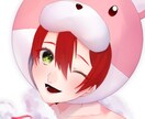 SNSに使えるアイコン、ヘッダー描きます お手軽価格でオリジナルアイコンを！ イメージ2