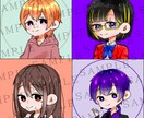 SNSアイコン(デフォルメ限定)描きます 可愛らしいデフォルメアイコンを手に入れてみませんか？ イメージ2