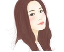 24時間以内納品可能★透明感溢れる似顔絵描きます 贈り物に嬉しいそっくり似顔絵！必ず美しくお描きします★ イメージ2