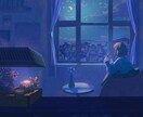 背景と女の子のイラスト描きます 一枚絵/MV用イラスト/サムネイル/CDジャケット等 イメージ2