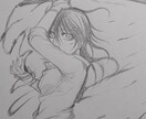 可愛らしい女の子たちを描きます 手書きイラスト、アナログ専門、可愛い女の子を描く。 イメージ4