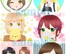SNSのアイコン描きます あなただけのオリジナルイラストを真心込めて丁寧に イメージ1