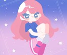 ゆめかわいいイラスト制作します 主線なし×パステルカラーのやわらかいイラストが好きな方へ イメージ3