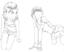 背景なしキャラクターイラスト依頼承ります アオリ、フカン、ポーズ指定はなんでも可 イメージ5