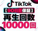 TikTok再生回数15000件増加します 【90日保証】TikTok動画の再生回数増加をサポート イメージ1